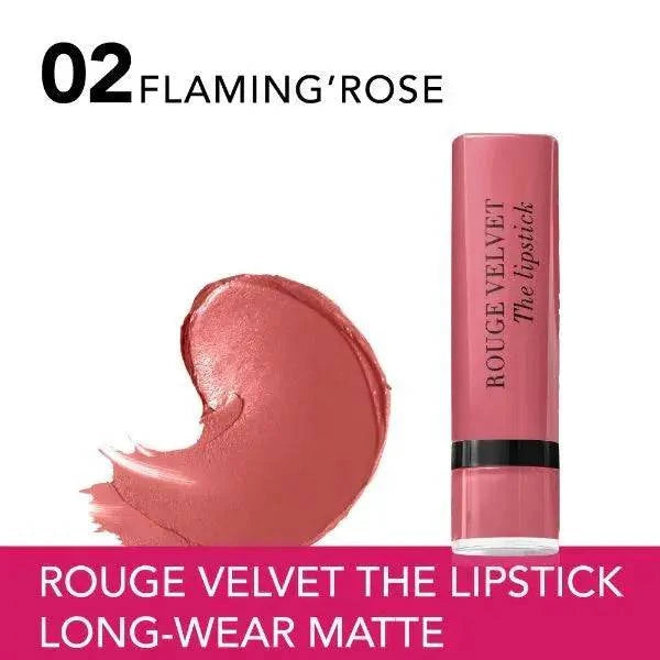 Bourjois - Rouge Velvet The Lipstick Flaming Rose # 02 - My Store