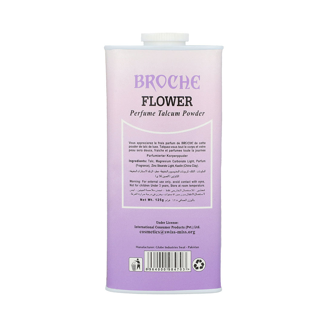 Broche - Flower Talcum Powder 125gm