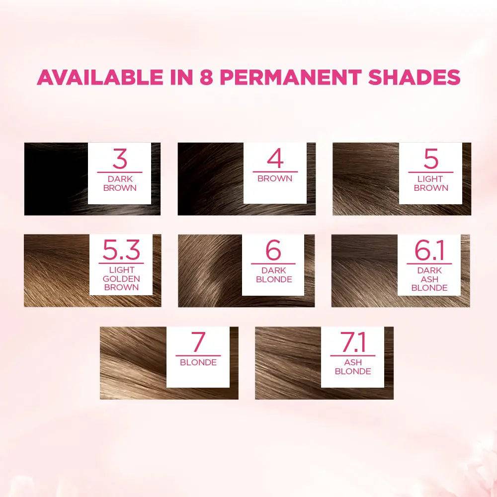 Bundle - L'Oreal Paris Excellence Creme Hair Colour #6.1 Dark Ash Blond Hair Color with Free Shampoo - My Store