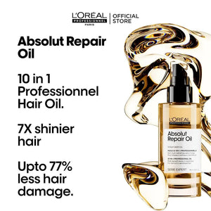 Bundle - L'Oreal Professional - Serie Expert Absolute Repair Mask 250 ML + L'Oreal Professional - Serie Expert Absolute Repair Shampoo 300 ML + L'Oreal Professional - Serie Expert Absolute Repair Hair Serum 90 ML - My Store