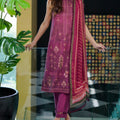 Print Edit By Sahar Unstitched 3 Piece Cambric Fall Suit-CA-03