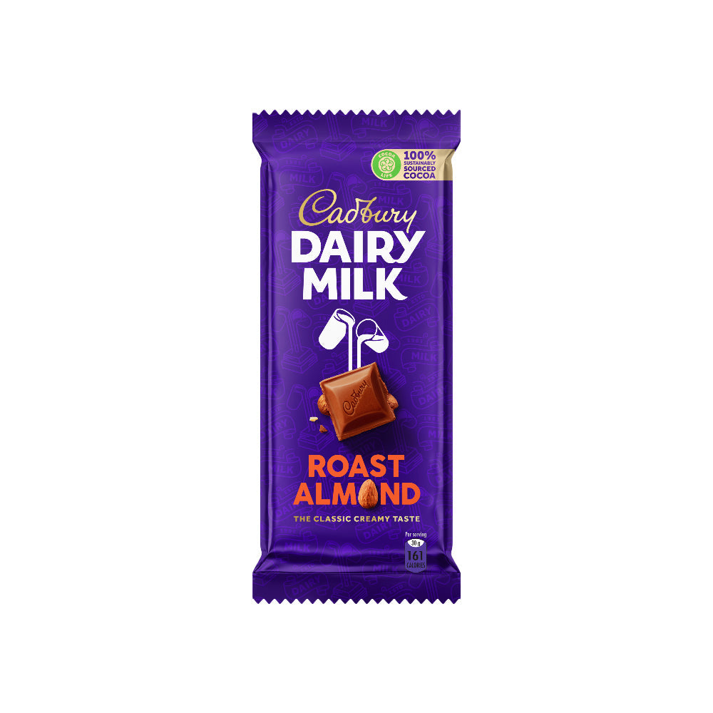 Cadbury Dairy Milk Roast Almond Chocolate 165g - Snapcart.pk
