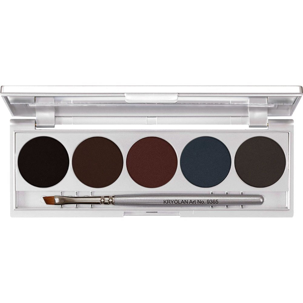 Kryolan- Cake Eye Liner Set - 5 Colors