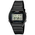Casio Illuminator Black Silicone Strap Black Dial Quartz Watch for Gents - CASIO W-202-1AVDF