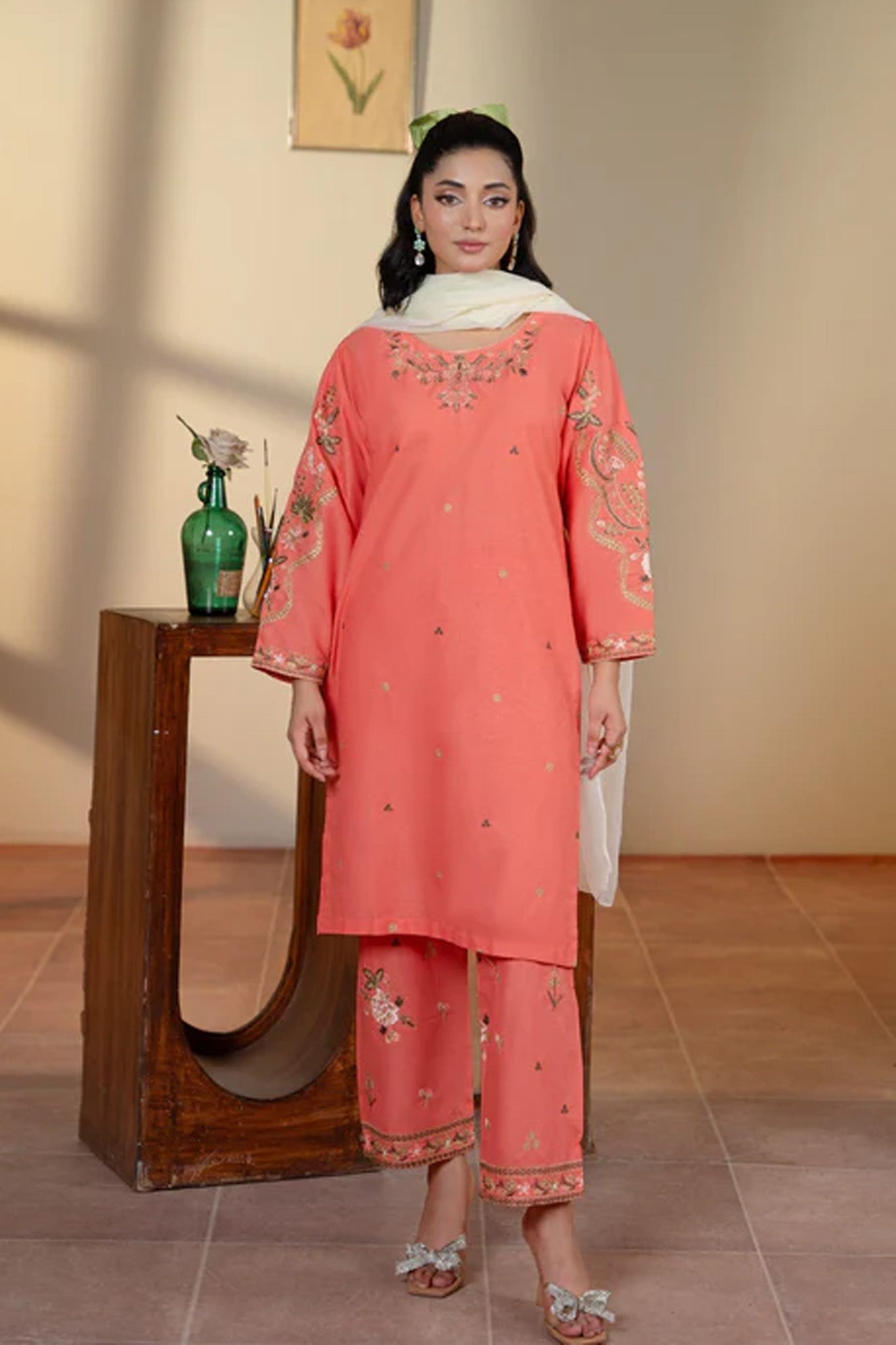 Tawakal Closet Stitched 3 Piece Summer Collection'2025-CHARK