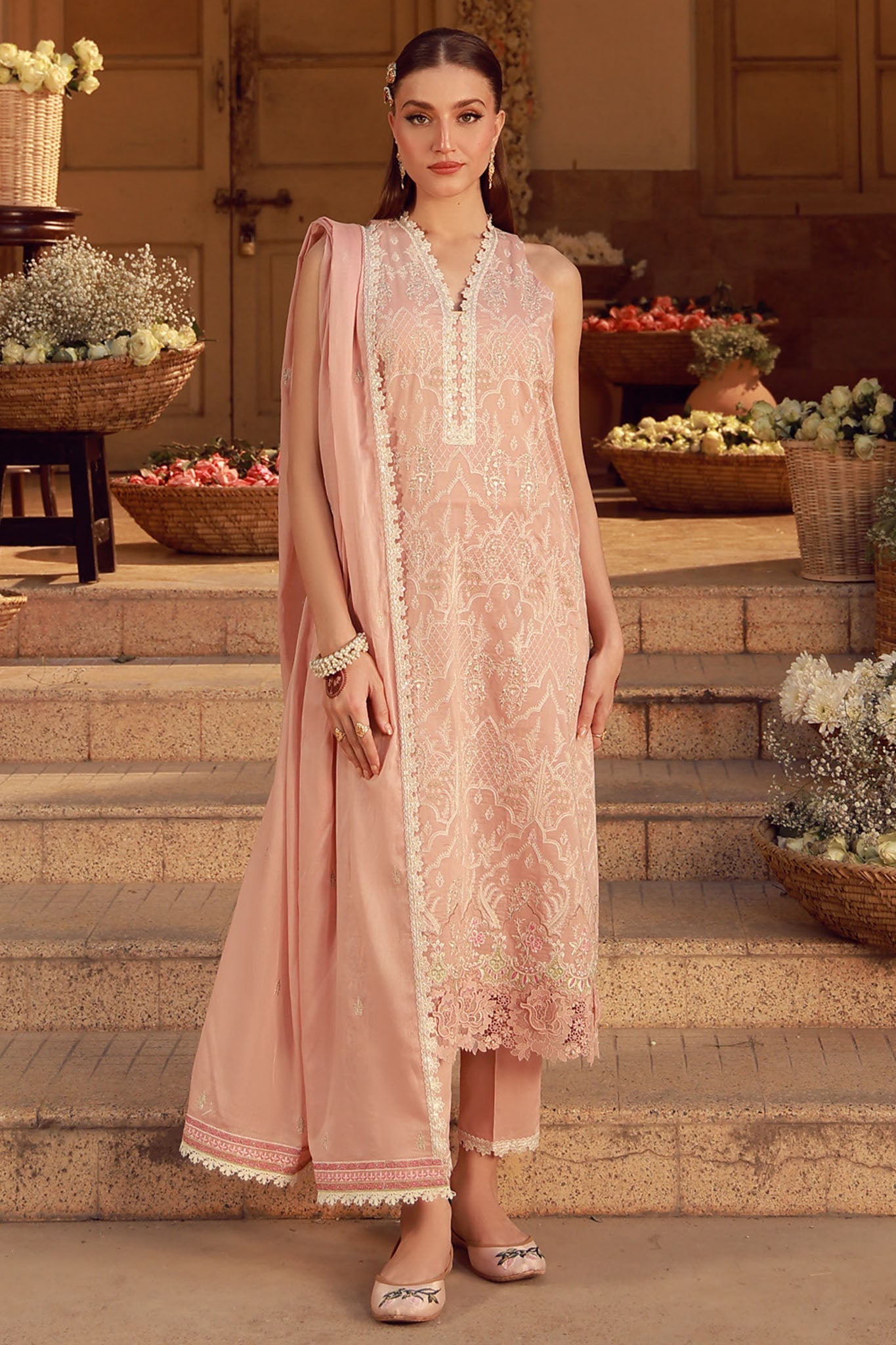 Sahar Unstitched 3 Piece Chikankari Festive Edit Suit-CK-26-V2-01