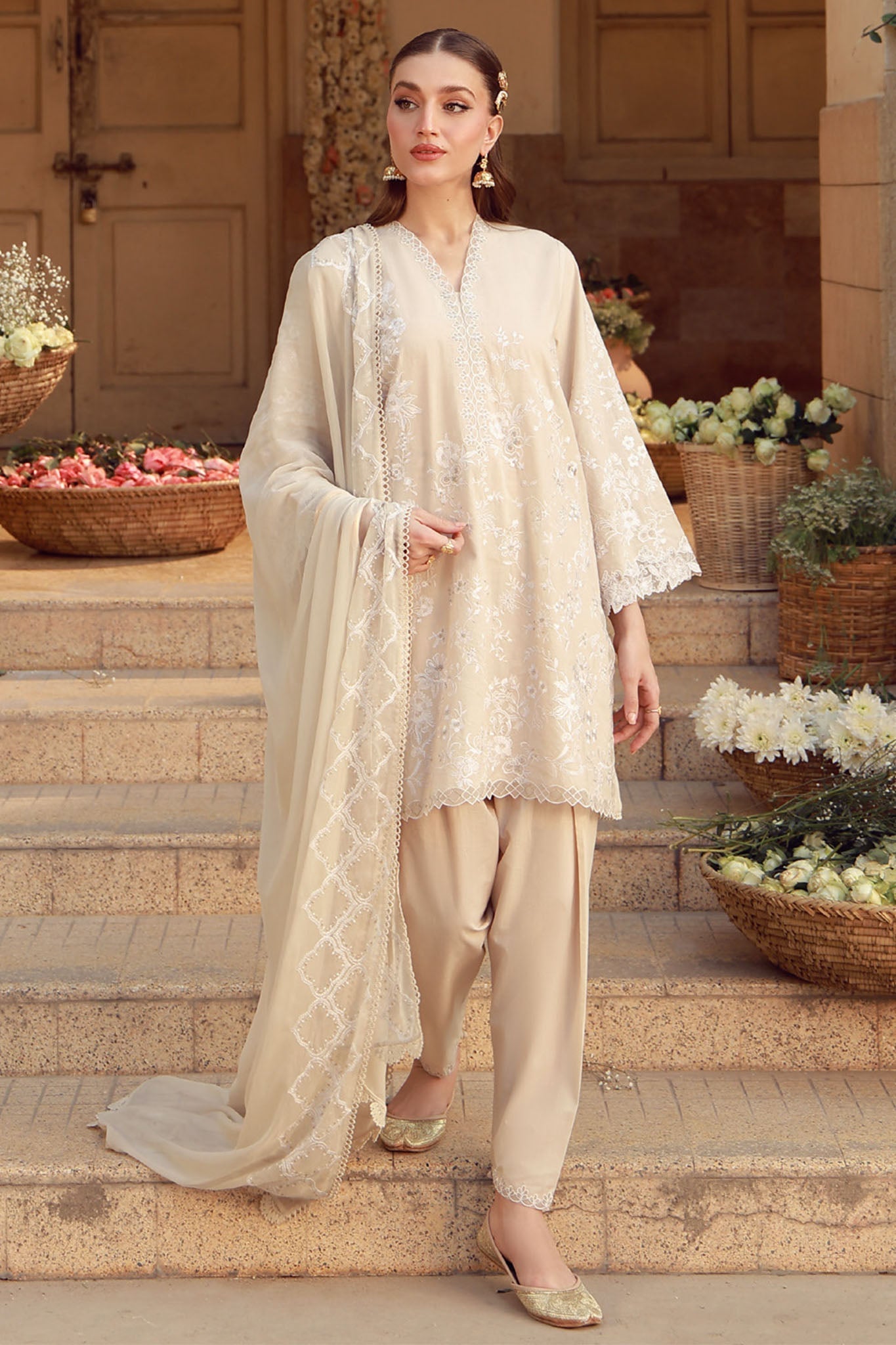 Sahar Unstitched 3 Piece Chikankari Festive Edit Suit-CK-26-V2-04