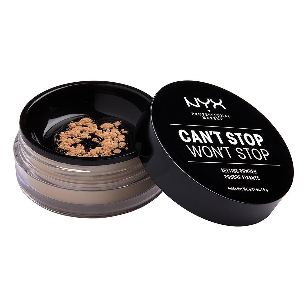 NYX Professional Makeup- Cant Stop Wont Stop Setting Powder- Medium, 6g