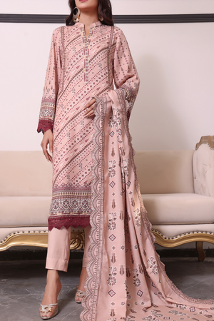 Mariyah Karandi By VS Textile-3 pc  unstitch suit