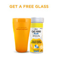 CaC-1000 Plus Mango Sugar Free Effervescent Tablets - 10s Tablets + FREE GLASS