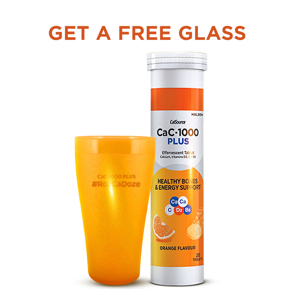 CaC-1000 Plus Orange Effervescent Tablets - 20s Tablets + FREE GIFT
