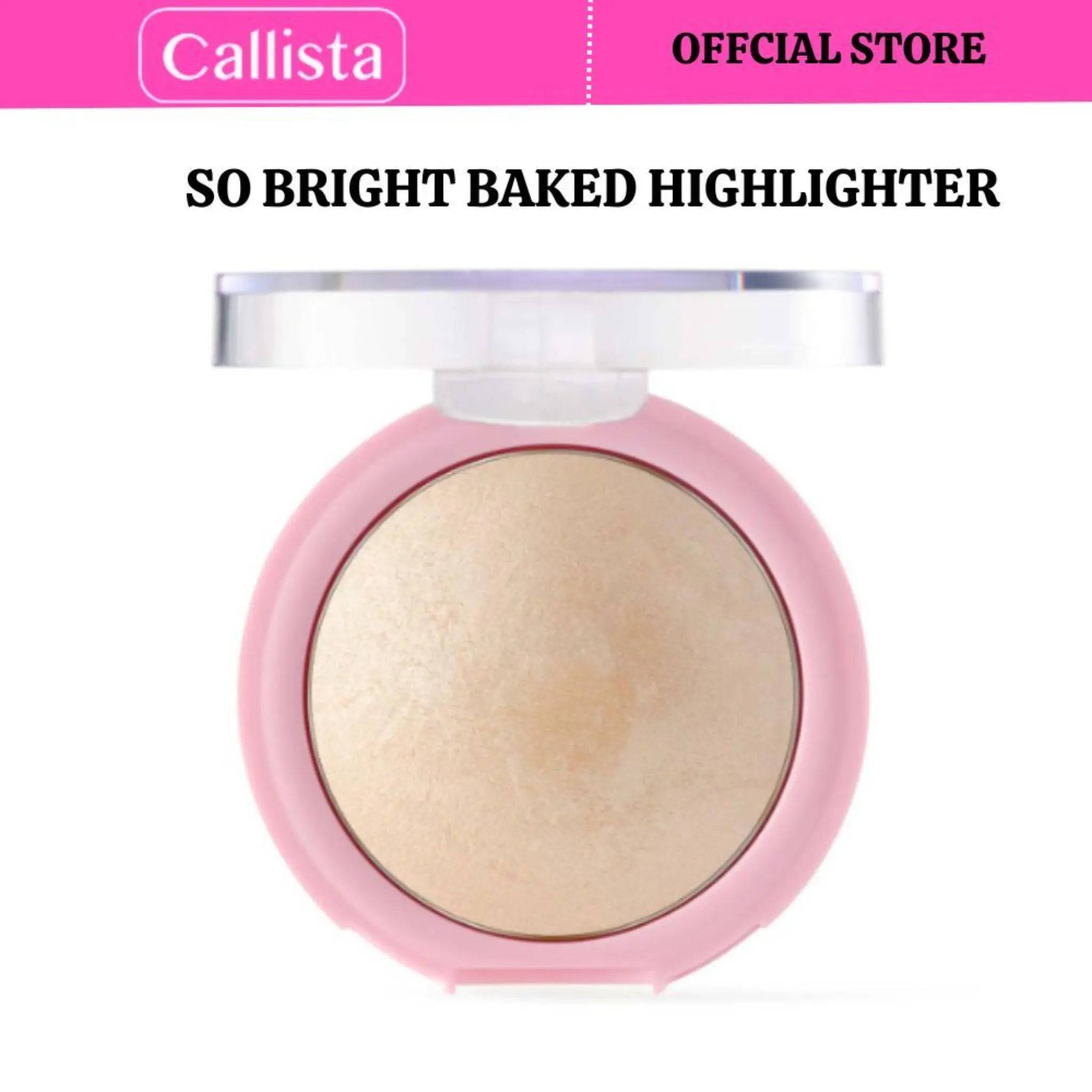 Callista Beauty - So Bright Baked Highlighter - 01 Snowy Glowy Light - My Store