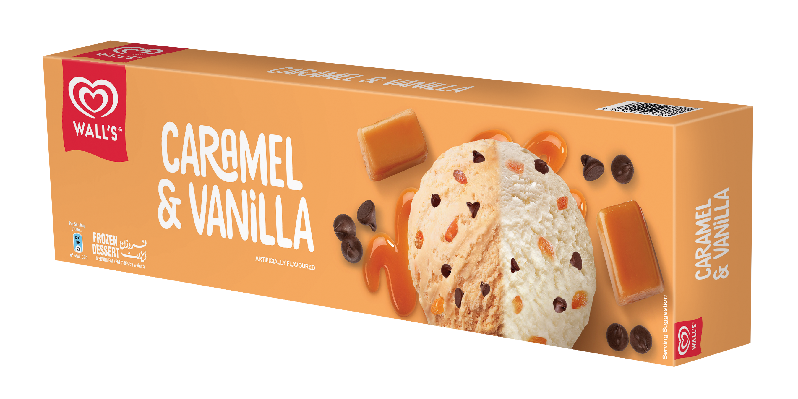 Walls Caramel Vanilla 800ml