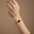 Zeesy Cascade Bold Stone Bracelet