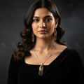 Zeesy Cascade Dangle Necklace Set