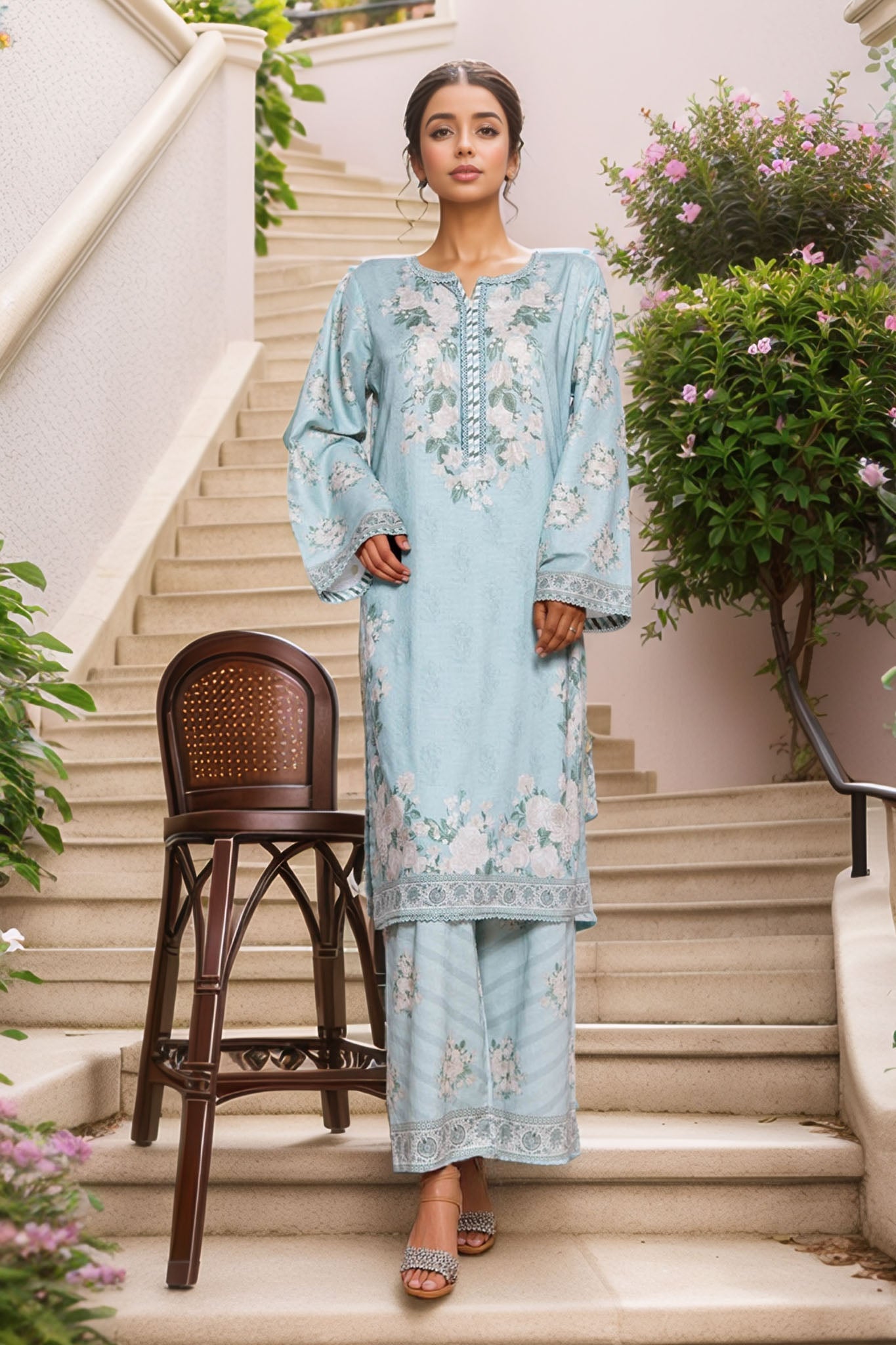 Bin Saeed Stitched 2 Piece Exc Co Ords Cotton Vol-02 Collection'2025-WC-2388-Pista