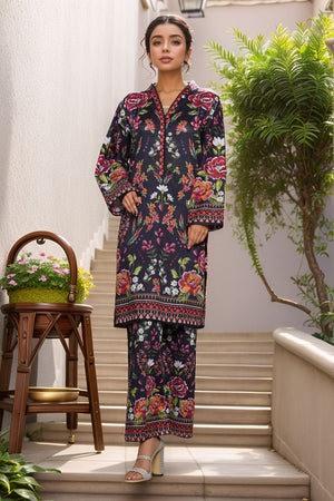 Bin Saeed Stitched 2 Piece Exc Co Ords Cotton Vol-02 Collection'2025-WC-2384-Black