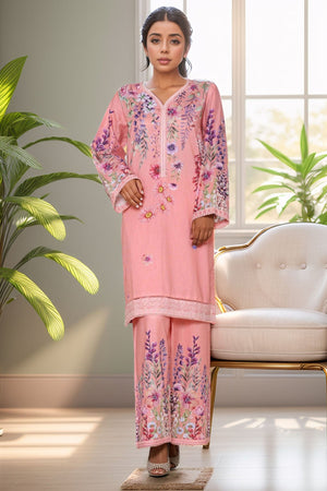 Bin Saeed Stitched 2 Piece Co Ords Cotton Collection'2025-WC-2398-Multi