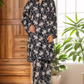 Bin Saeed Stitched 2 Piece Co Ords Cotton Suit-WC-2406-Black