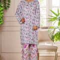Bin Saeed Stitched 2 Piece Co Ords Cotton Collection'2025-WC-2404-Purple