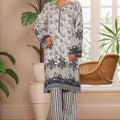 Bin Saeed Stitched 2 Piece Co Ords Cotton Collection'2025-WC-2399-O/W