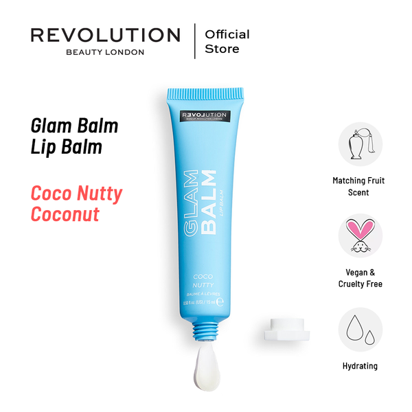Relove By Revolution Glam Balm Lip Balm Coco Nutty Coconut
