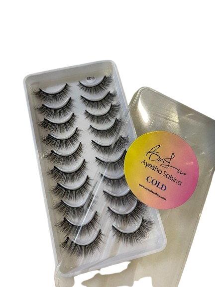 Ayesha Sabina 10 Pair Card Eye Lash