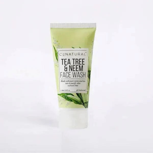 Conaturals - Tea Tree & Neem Face Wash 60 ml - My Store