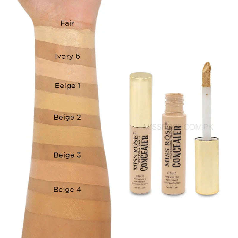 Miss Rose Waterproof Concealer Beige 2 15Ml