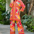 Nairah Stitched Co Ords Summer Suit-Copacabana