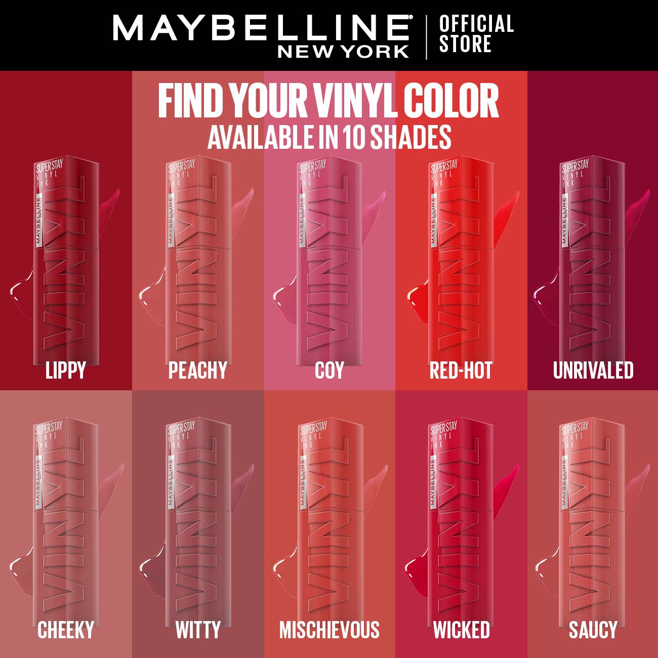 Maybelline Superstay Vinyl Ink Liquid Lipstick - 65 Saucy