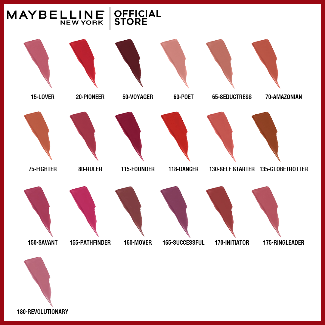 Maybelline Superstay Matte Ink Fighter Lip Color 75