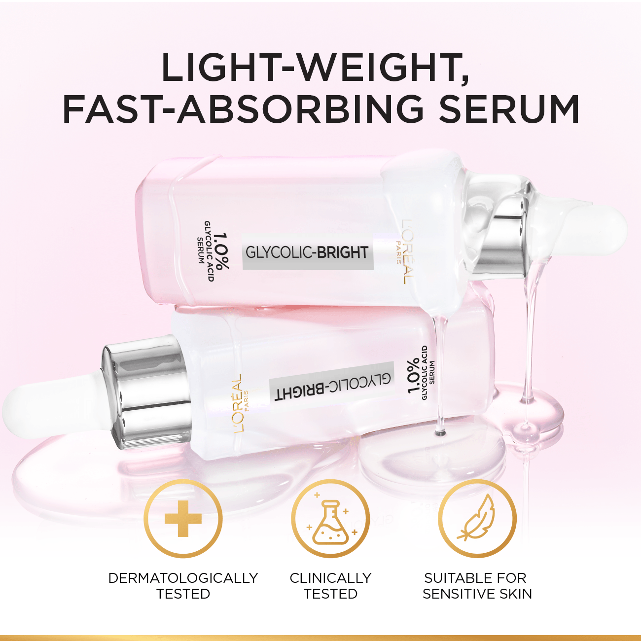 L'Oreal Paris Glycolic Bright Instant Glowing Face Serum - My Store