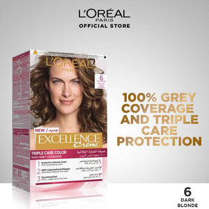 L'Oreal Paris Excellence Creme Hair Colour #6 Dark Blonde - My Store