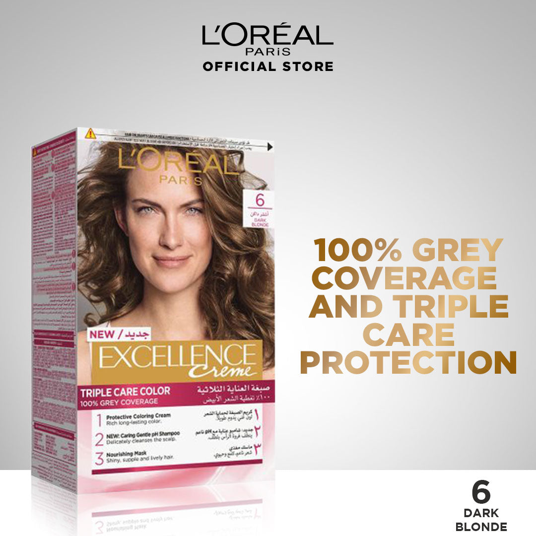 L'Oreal Paris Excellence Creme Hair Colour #6 Dark Blonde