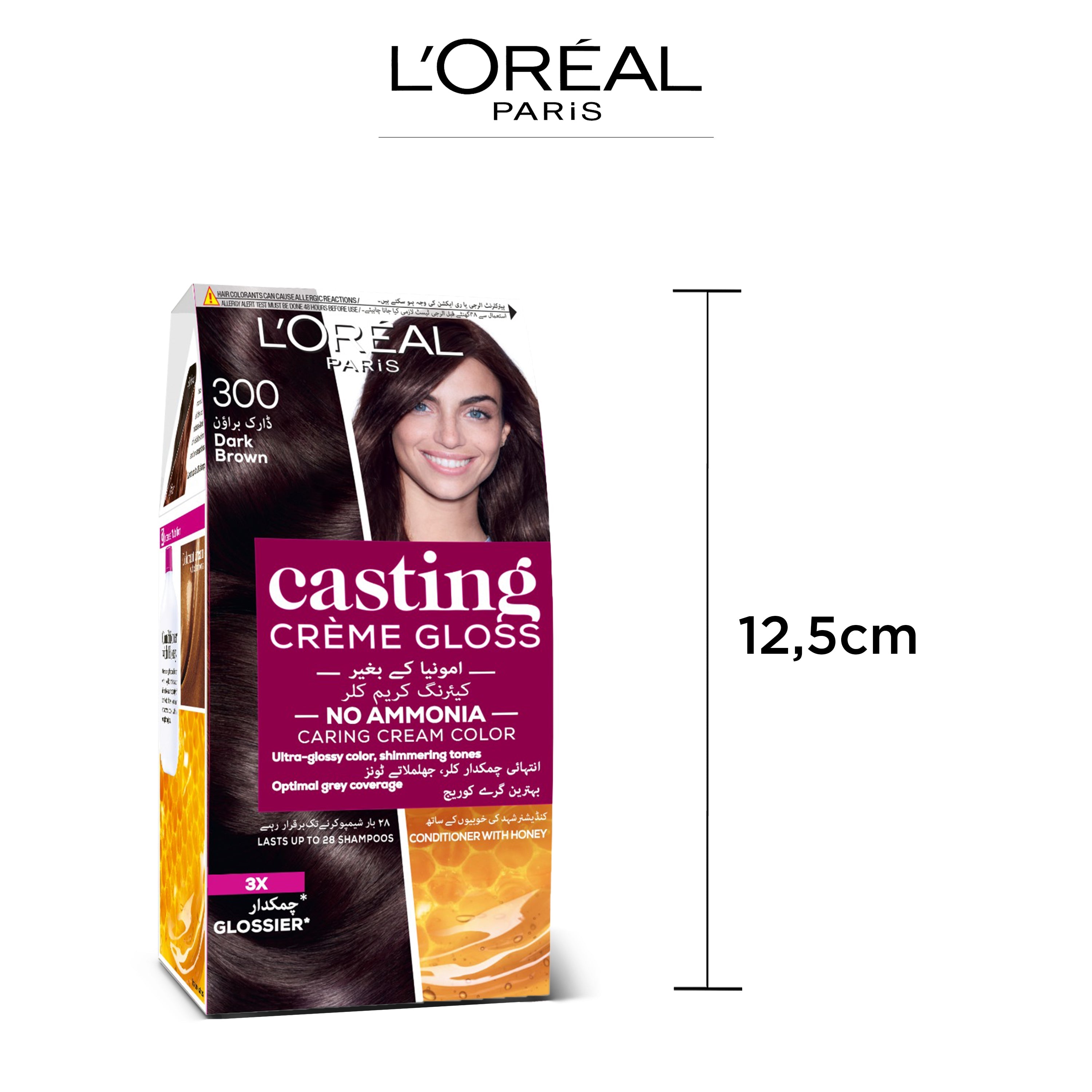 L'Oreal Casting Creme Gloss Hair Color 323 Darkest Warm Brown