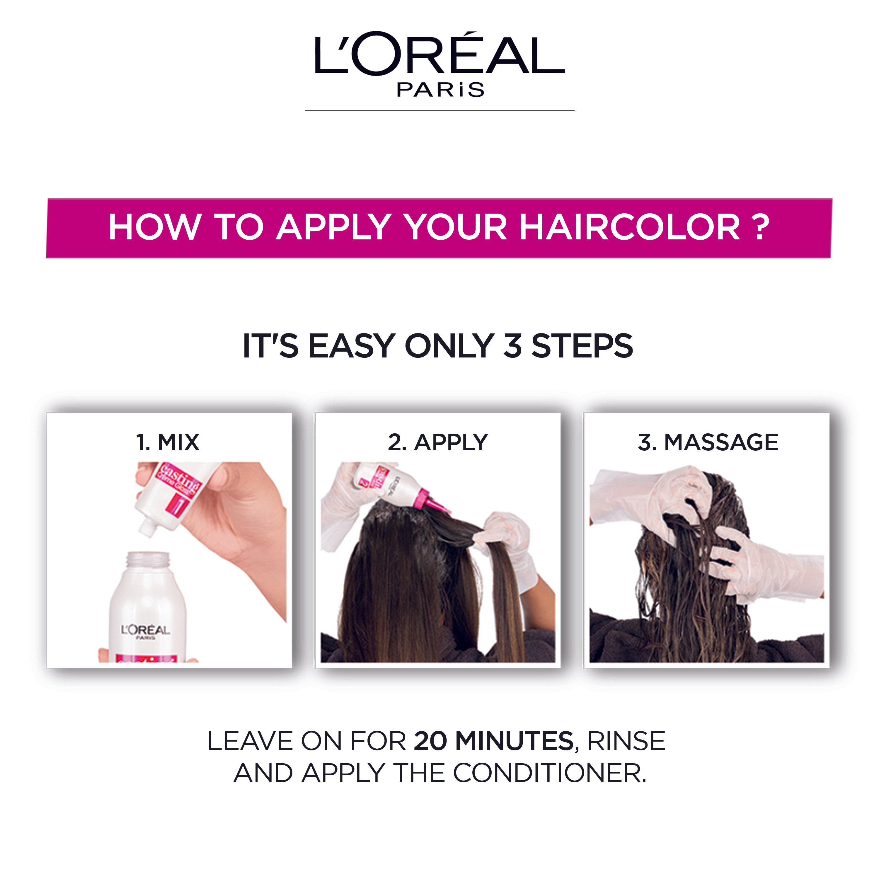 L'Oreal Casting Creme Gloss Hair Color 513 Ashy Nude Brown