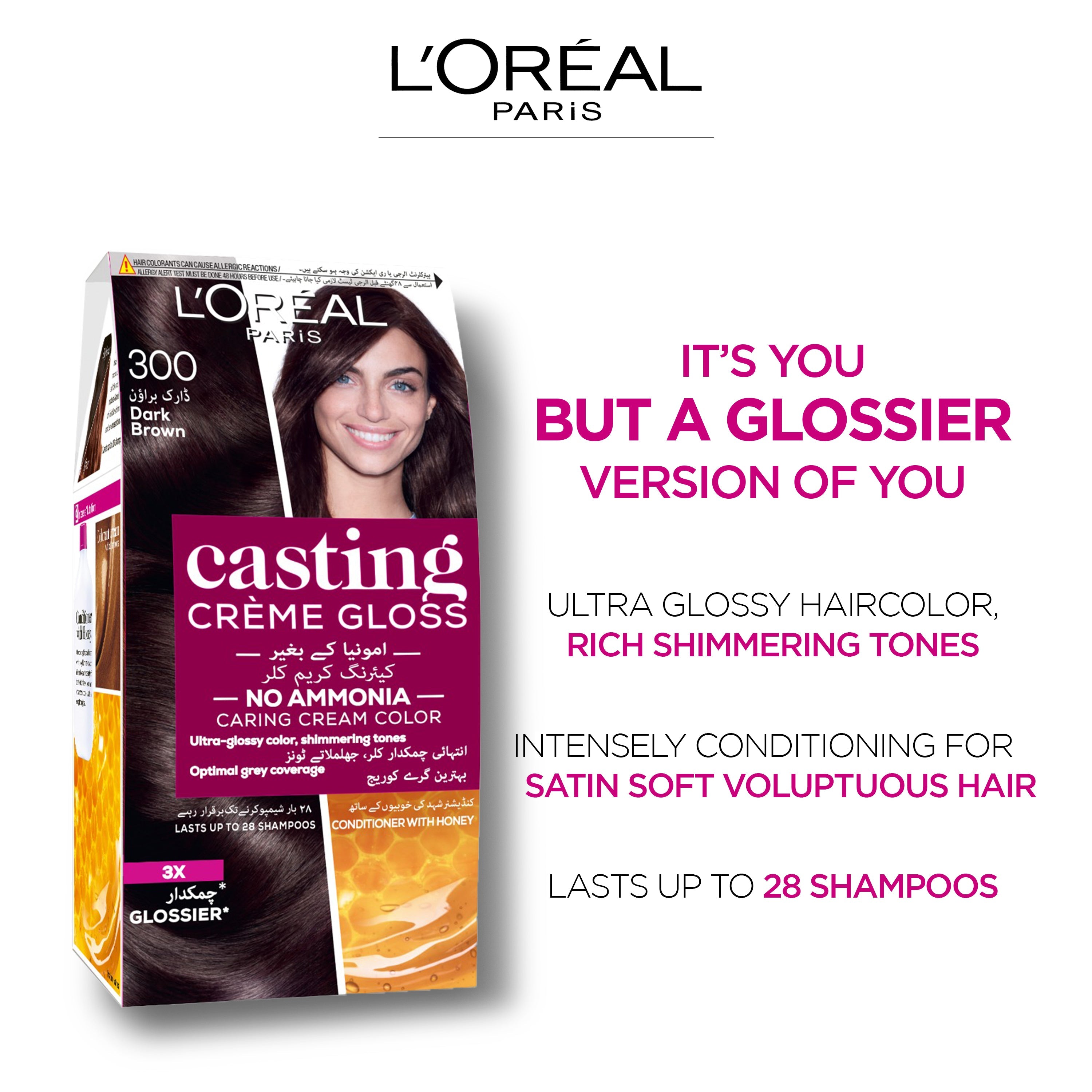L'Oreal Casting Creme Gloss Hair Color 513 Ashy Nude Brown