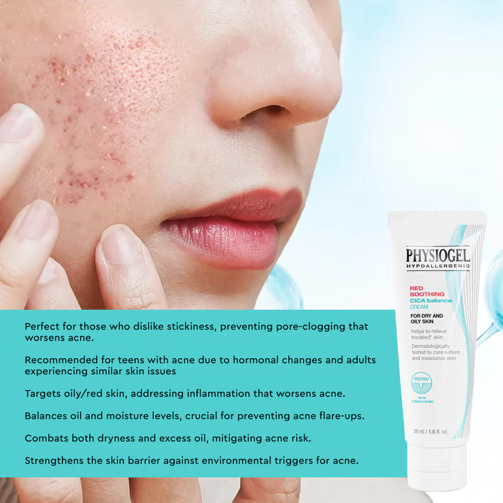 Physiogel - Red Soothing Acne Care Cream 50Ml