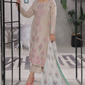 Jasmine By Soghat Unstitched 3 Piece Emb Cotton Chikankari Vol-03 Collection'2025-D-03