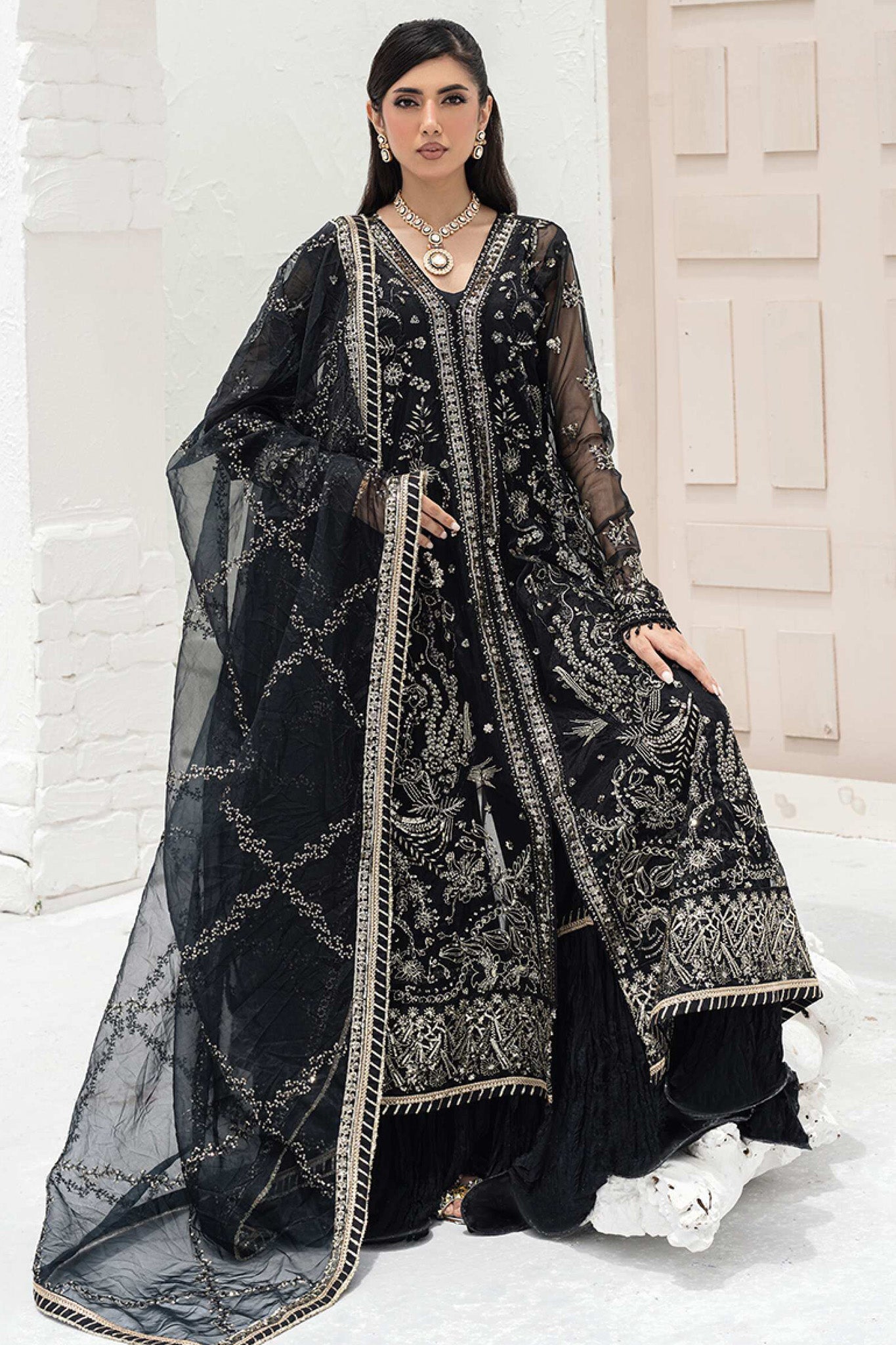 Savoir By Sahane Unstitched 3 Piece Luxury Formals Collection'2024-D-07-Solene