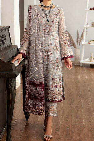 Rangoon by Ramsha Unstitched 3 Piece Chiffon Vol-11 Collection'2023-D-1109