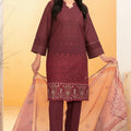 Dinara By Tawakkal Unstitched 3 Piece Emb Schiffli Lawn Suit-D-2289
