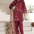 Malika By Sada Bahar Stitched 3 Piece Emb Lawn With Shalwar Suit-D-5085-MARJANDA