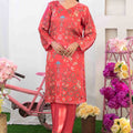 Damask By Tawakkal Stitched 2 Piece Digital Print Silk Collection-D-5205-Red