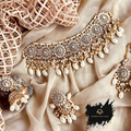 Made For Her-Eshaal Kundan Necklace Set - KMW1043