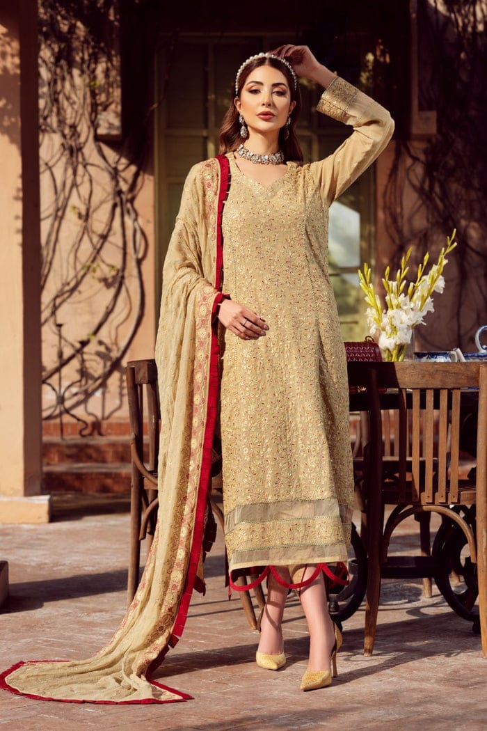 Vintage By LALA Textiles Embroidered Swiss Voile Unstitched 3 Piece (DANICA)