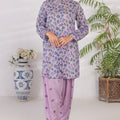 Basic Essentials By Dor Stitched Co Ords Digital Printed Cotton Suit-DBEC-03-Lilac