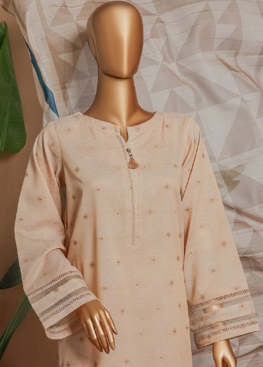 Damask By HZ Stitched 3 Piece Gold Jacquard Eid Edit Collection-DBJ-044