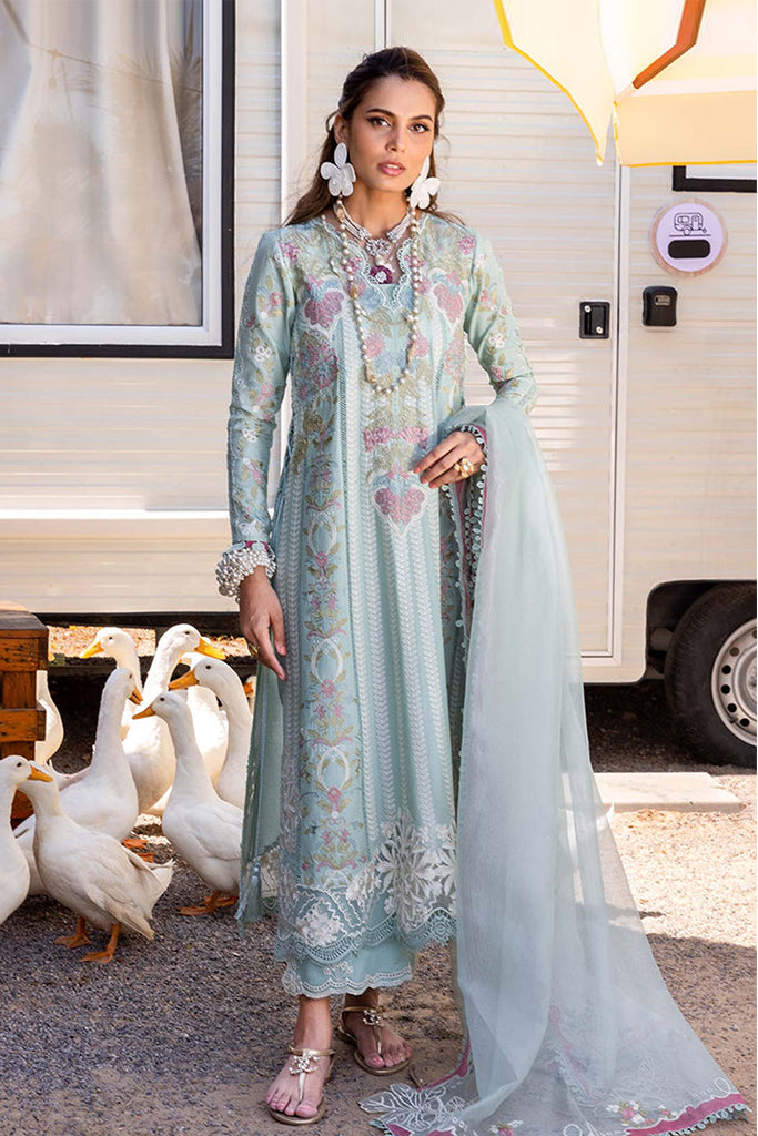 Saira Shakira Unstitched 3 Piece Luxury Lawn Collection'2025-DILARA-A